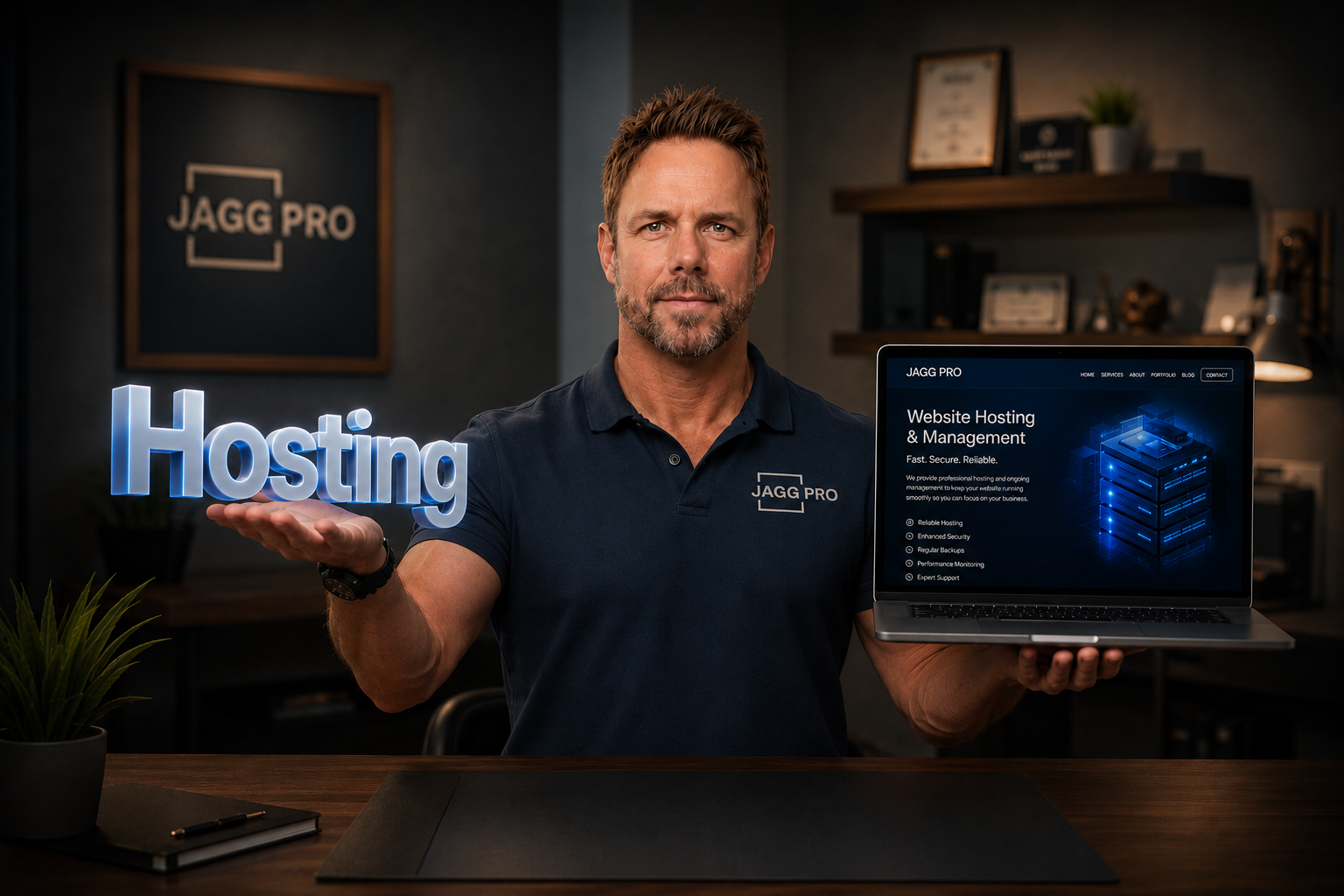 Managed hosting and website management